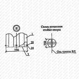 Многогранная опора ПМ110-1